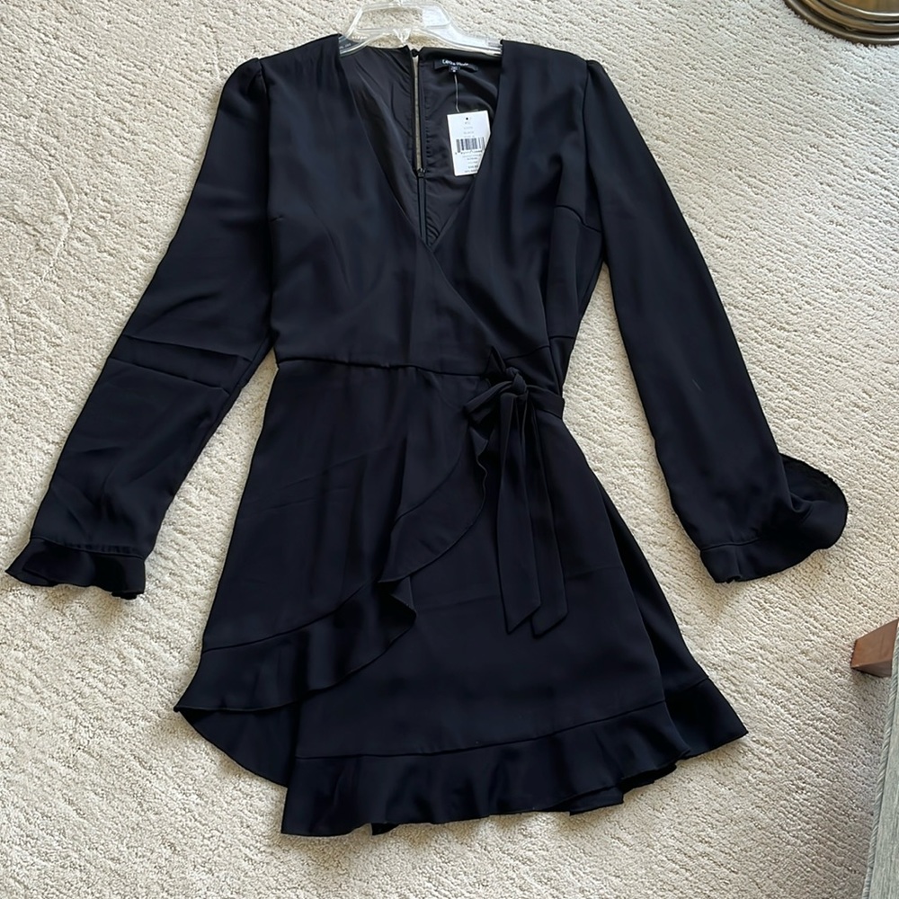 NWT Lea & Viola Black Long Sleeve Dress